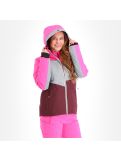 Miniatura Icepeak, Calion, chaqueta de esquí, mujeres, gris/rosa