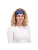 Miniatura Deluni, Lightweight Neckwarmer Triangles bufanda unisex azul 