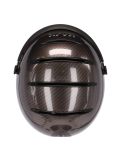 Miniatura Kask, Elite Pro, ski helmet, carbon/brown - gold mirror visor