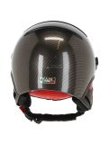 Miniatura Kask, Elite pro, casco con visera, carbon negro