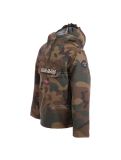 Miniatura Napapijri, Rainforest anorak camouflage, chaqueta de invierno, niños, verde