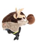 Miniatura Hoxyheads, Hoxyheads cubierta de casco unisex Moose marrón 