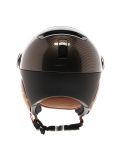 Miniatura Kask, Piuma-R Elite casco con visera unisex Carbon/Brown marrón, negro 