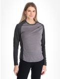 Miniatura Odlo, Natural Performance PW 150 camisa termoactiva mujeres Grey Melange - Dark Grey Melange gris 