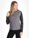 Miniatura Odlo, Natural Performance PW 150 camisa termoactiva mujeres Grey Melange - Dark Grey Melange gris 