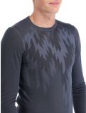 Miniatura Odlo, Active Warm Eco Graphic camisa termoactiva hombres India Ink gris 