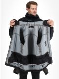 Miniatura Picture, Broader 3L chaqueta de esquí hardshell hombres Raven Grey-Black gris, negro, verde 