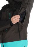 Miniatura Picture, Broader 3L chaqueta de esquí hardshell hombres Raven Grey-Black gris, negro, verde 