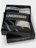 Miniatura Poederbaas, Giftbox Ski Socks 2-pack calcetines de esquí 2-pack unisex Black White blanco, negro 