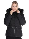 Miniatura Poivre Blanc, Traditional 24PBH1003/WO/A chaqueta de esquí mujeres Black negro 