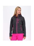 Miniatura Kilpi, Elia, chaqueta softshell, mujeres, grey/pink