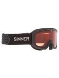 Miniatura Sinner, Duck Mountain gafas de esquí niños Matt Black negro 