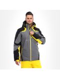 Miniatura Spyder, Leader GTX, chaqueta de esquí, modelo largo, hombres, amarillo/negro