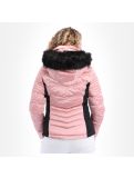 Miniatura Superdry, Luxe Snow Puffer, chaqueta de esquí, mujeres, ice metallic rosa