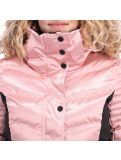 Miniatura Superdry, Luxe Snow Puffer, chaqueta de esquí, mujeres, ice metallic rosa