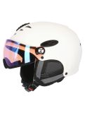 Miniatura Uvex, HLMT 300 Visor Vario, casco de esquí, blanco mate