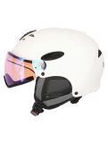 Miniatura Uvex, HLMT 300 Visor Vario, casco de esquí, blanco mate