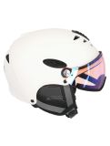 Miniatura Uvex, HLMT 300 Visor Vario, casco de esquí, blanco mate