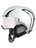 Miniatura Uvex, Hlmt 500 chrome LTD, casco con visera, gris plateado