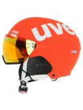 Miniatura Uvex, Hlmt 500, casco con visera, naranja mate