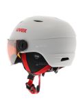 Miniatura Uvex, Junior visor pro, casco con visera, niños, blanco