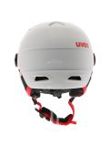 Miniatura Uvex, Junior visor pro, casco con visera, niños, blanco