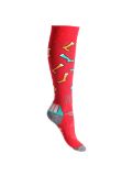 Miniatura Deluni, Joyride calcetines de esquí unisex Socks On Socks Red rojo 