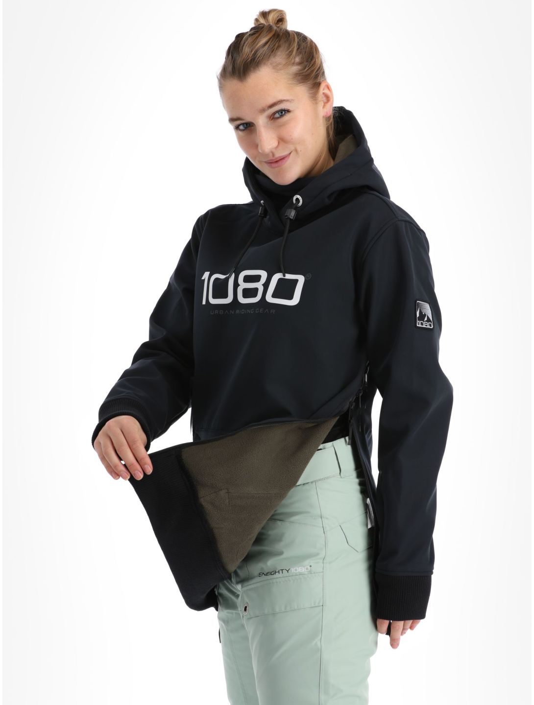 1080, Belle-T anorak mujeres Black negro 