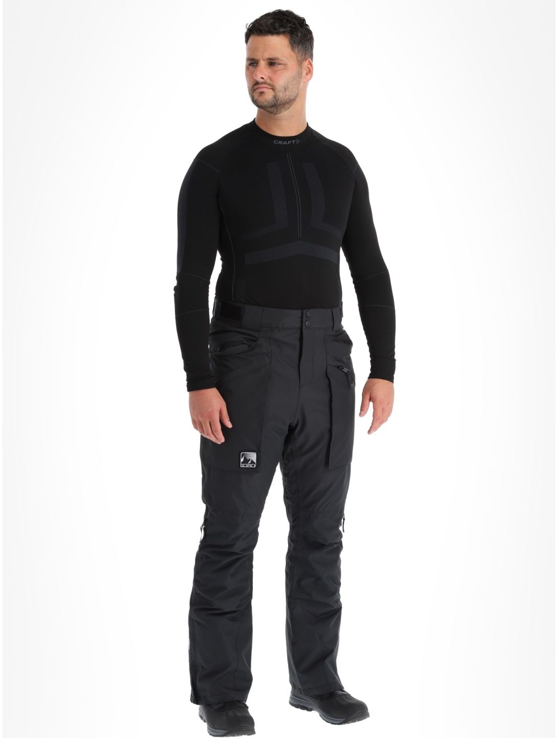 1080, Divert-T pantalones de esquí hombres Black negro 