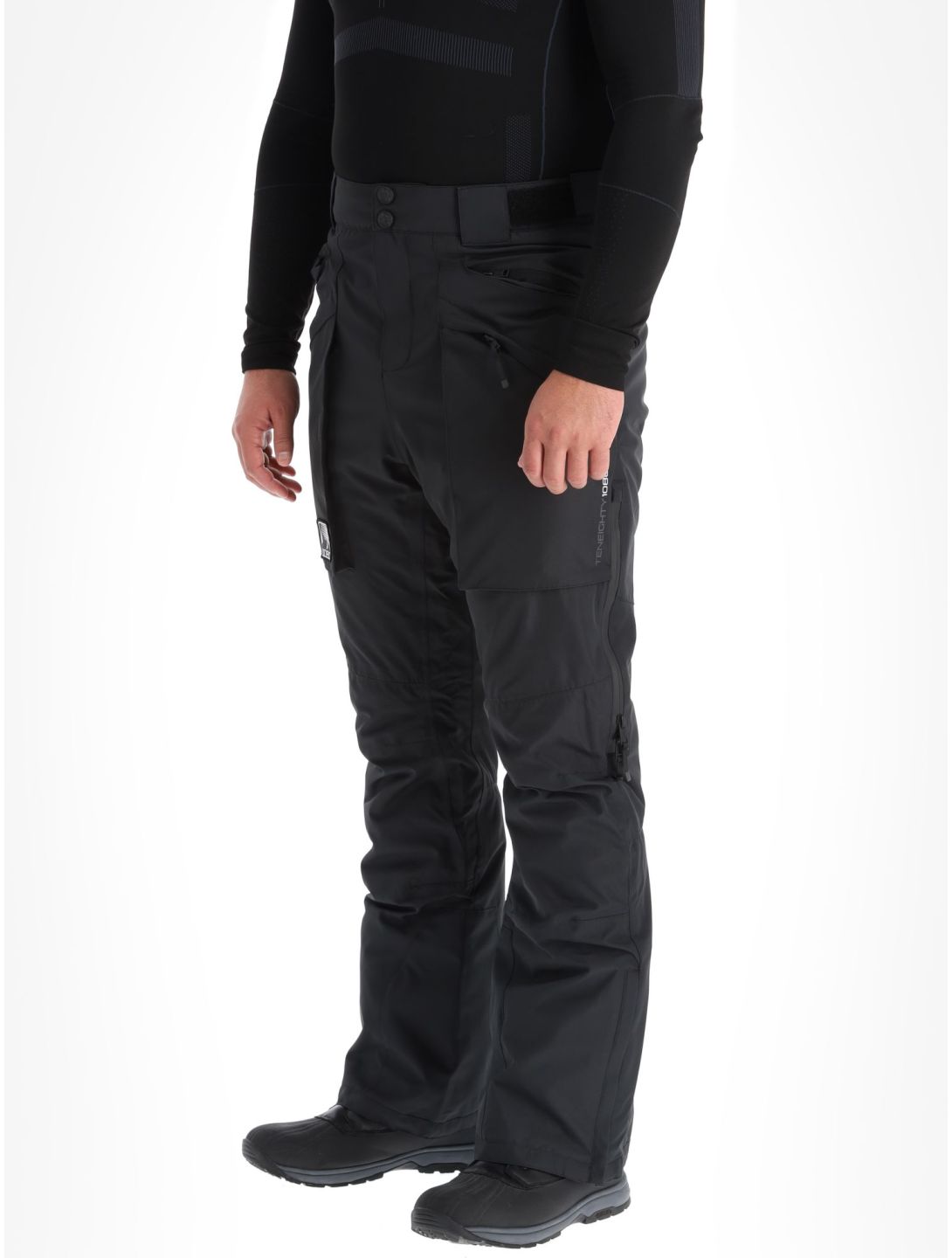 1080, Divert-T pantalones de esquí hombres Black negro 