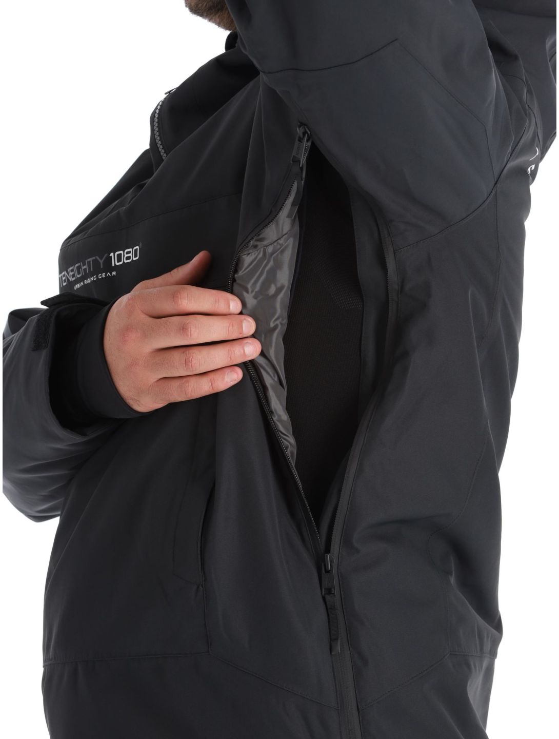 1080, Drake-T anorak hombres Black negro 