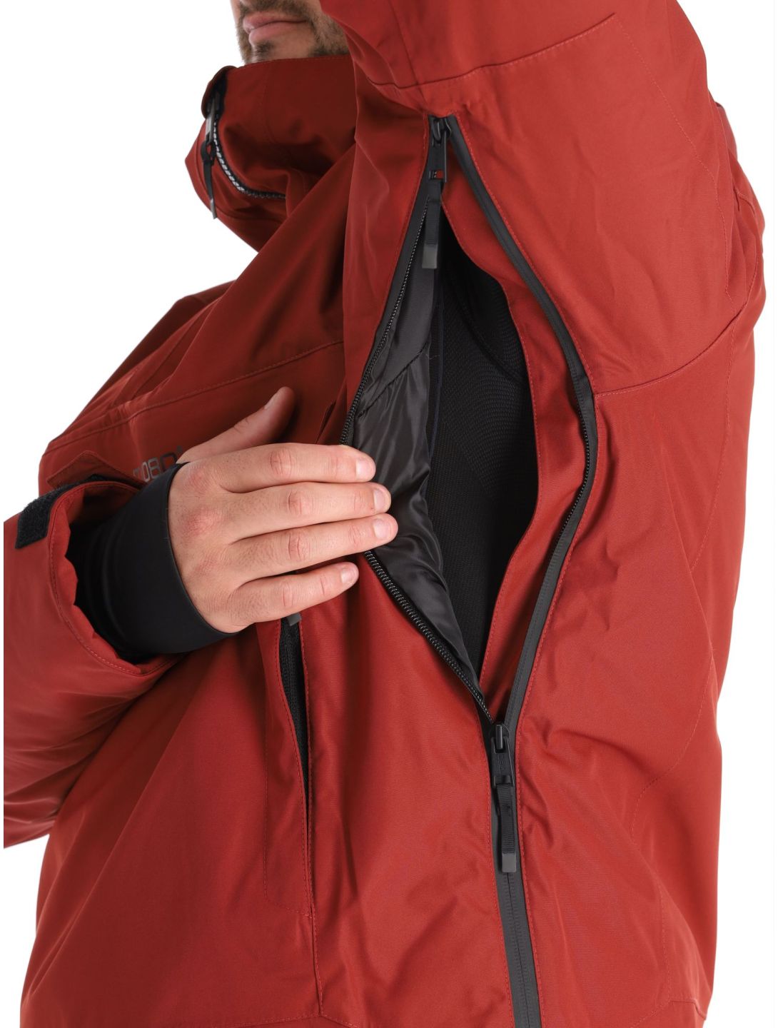 1080, Drake-T anorak hombres Burgundy rojo 