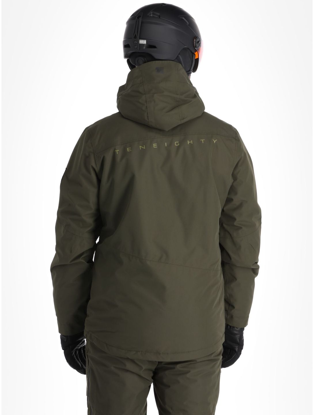 1080, Jerry-T chaqueta de esquí hombres Olive verde 