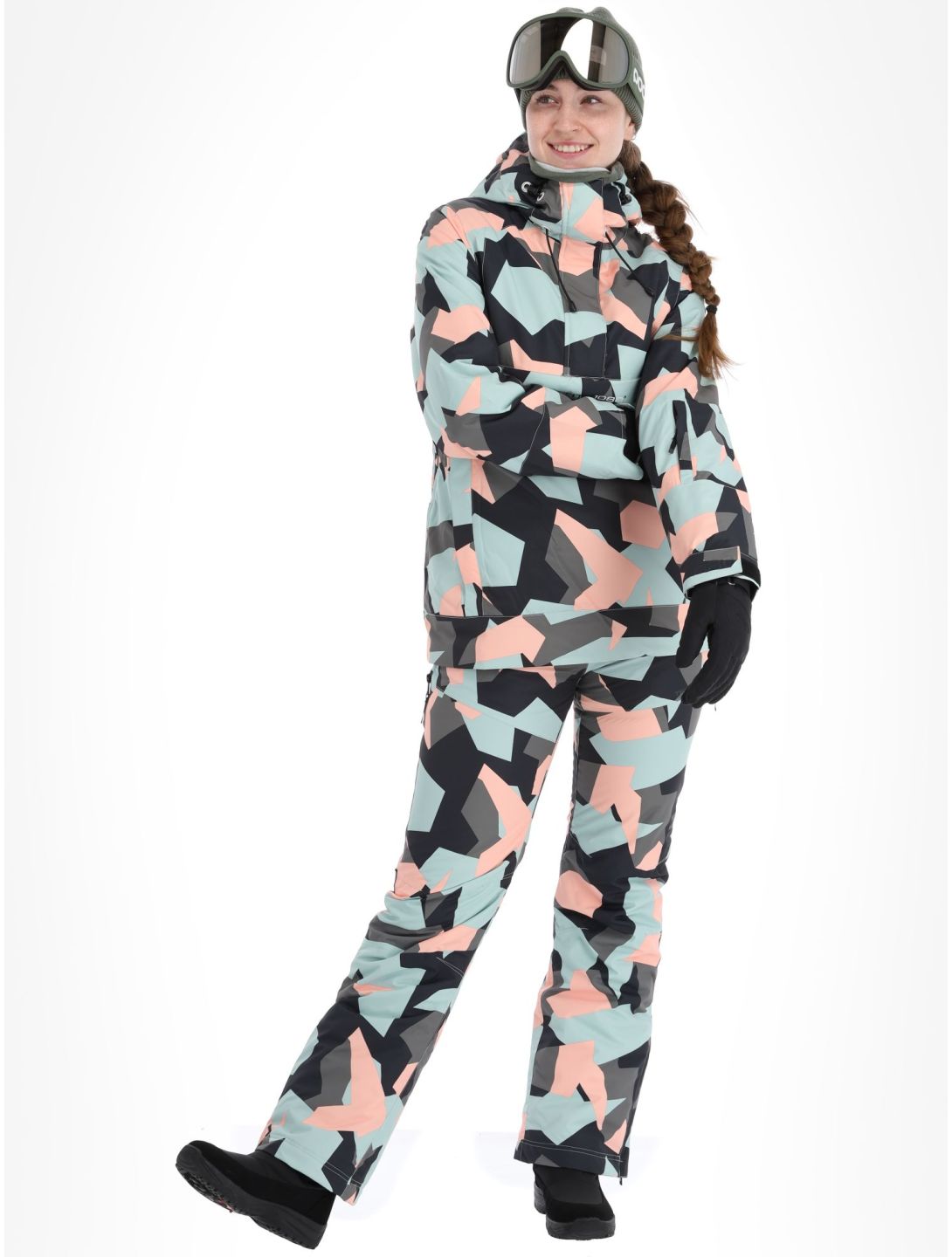 1080, Mary-T anorak mujeres Camo Rose rosa 