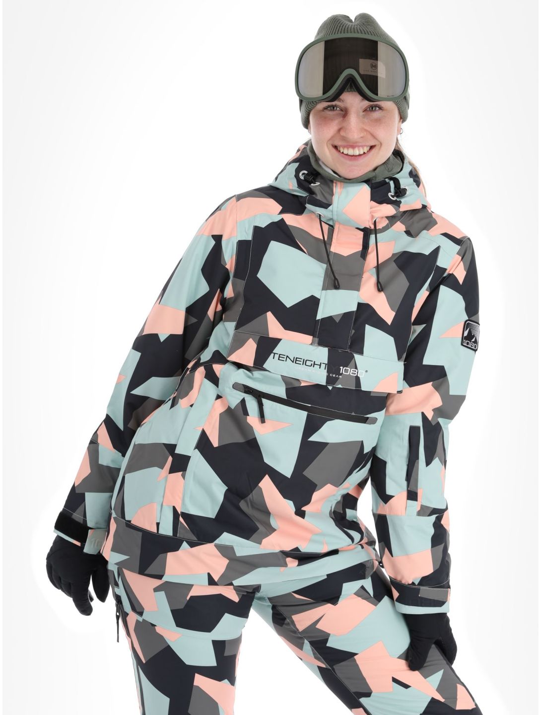 1080, Mary-T anorak mujeres Camo Rose rosa 