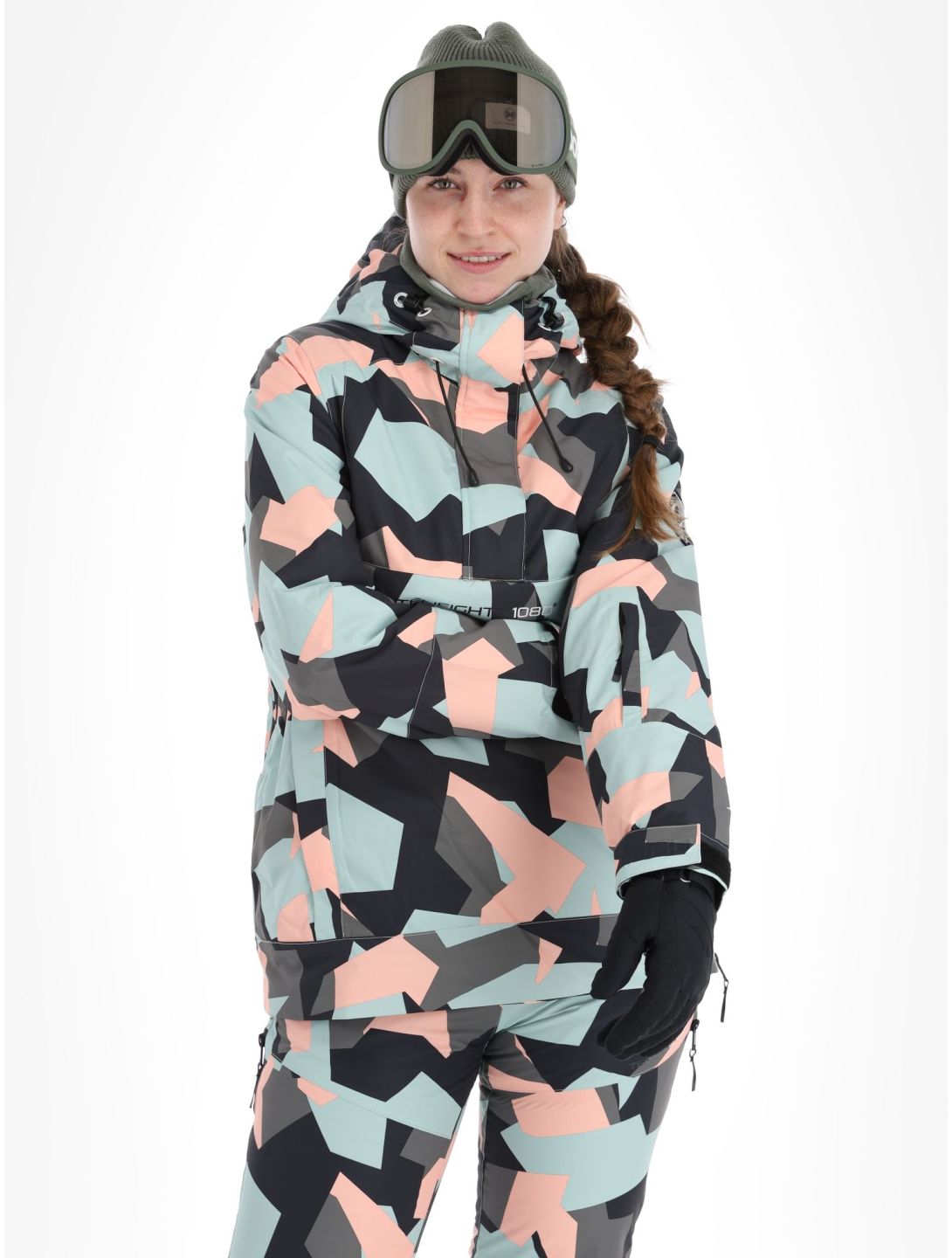 1080, Mary-T anorak mujeres Camo Rose rosa 