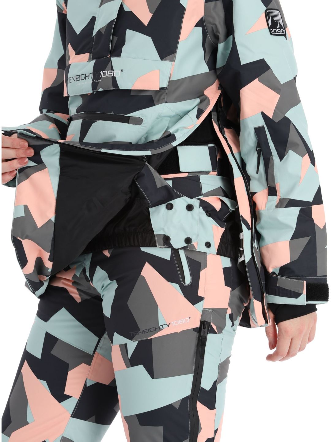 1080, Mary-T anorak mujeres Camo Rose rosa 