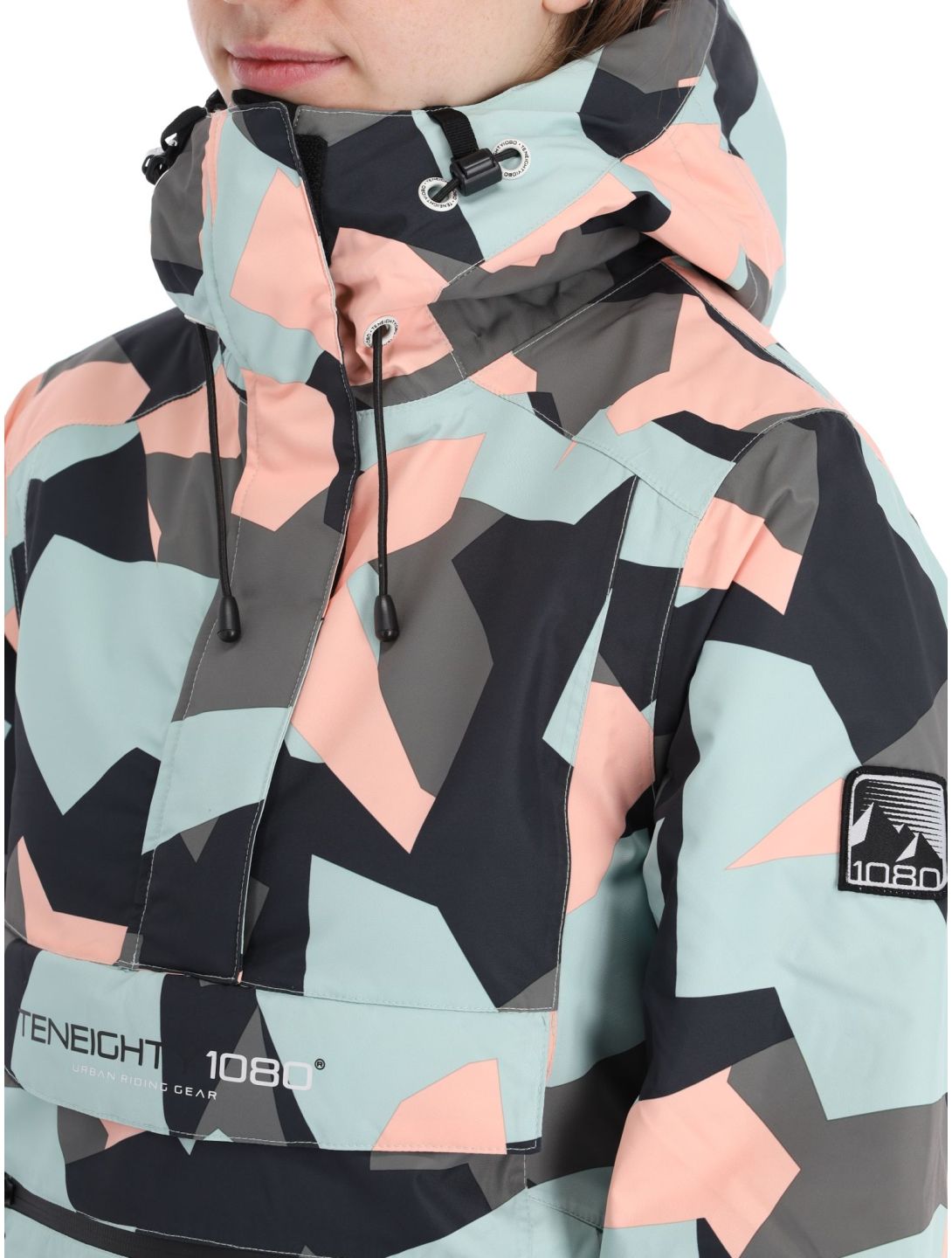 1080, Mary-T anorak mujeres Camo Rose rosa 