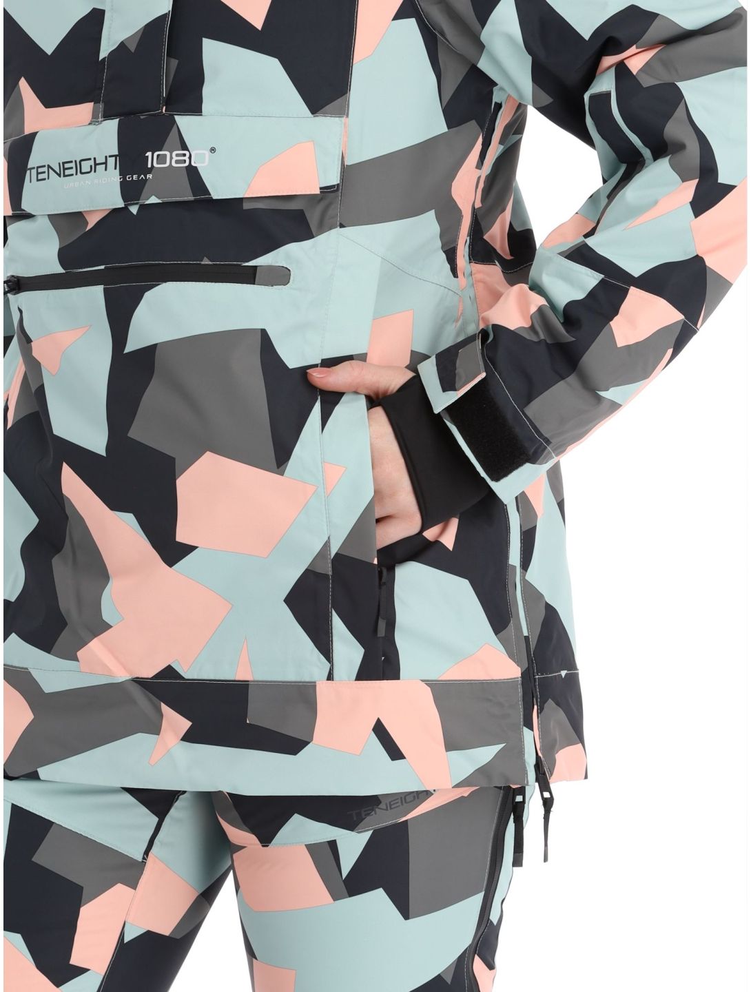 1080, Mary-T anorak mujeres Camo Rose rosa 