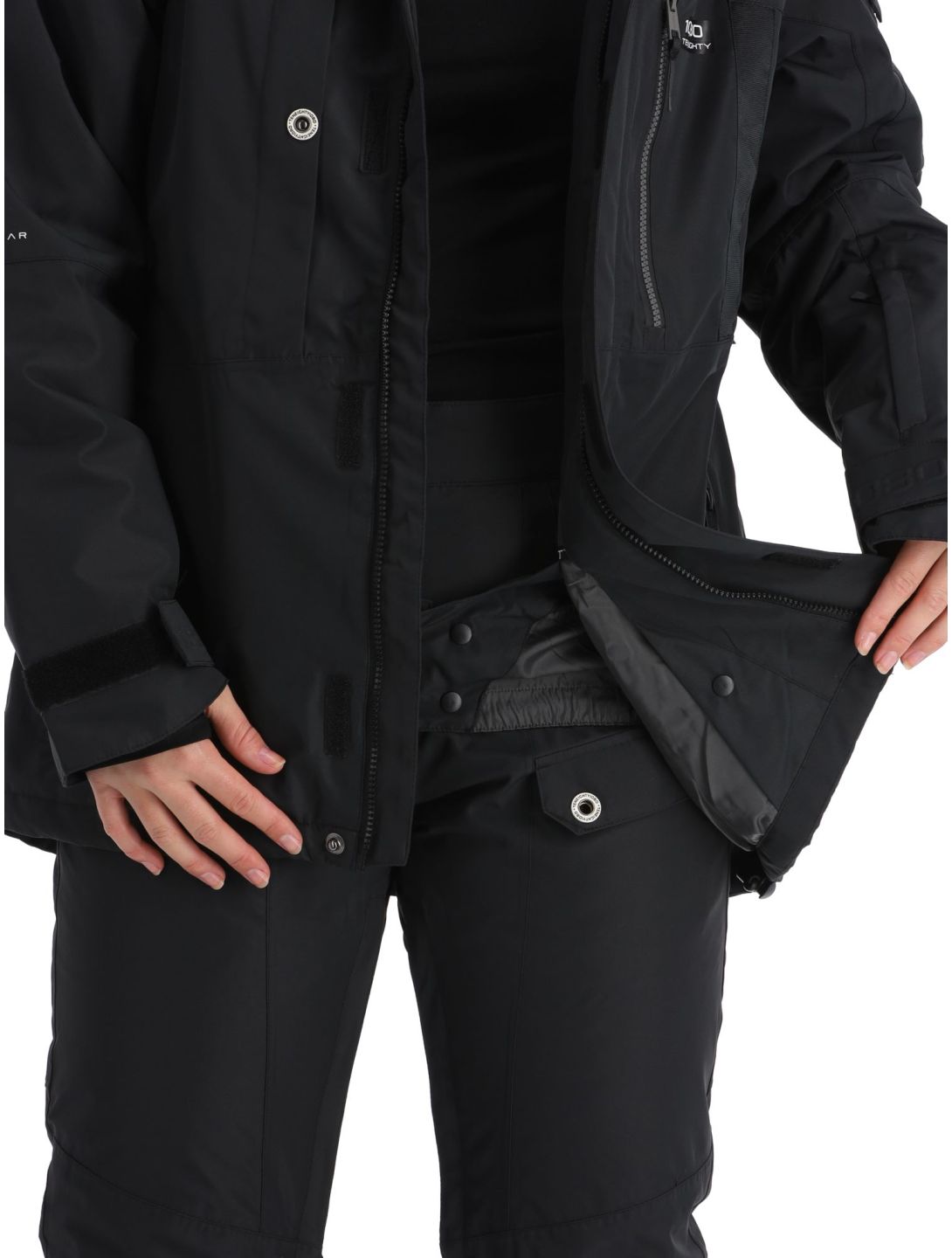 1080, Sharon-T chaqueta de esquí mujeres Black negro 