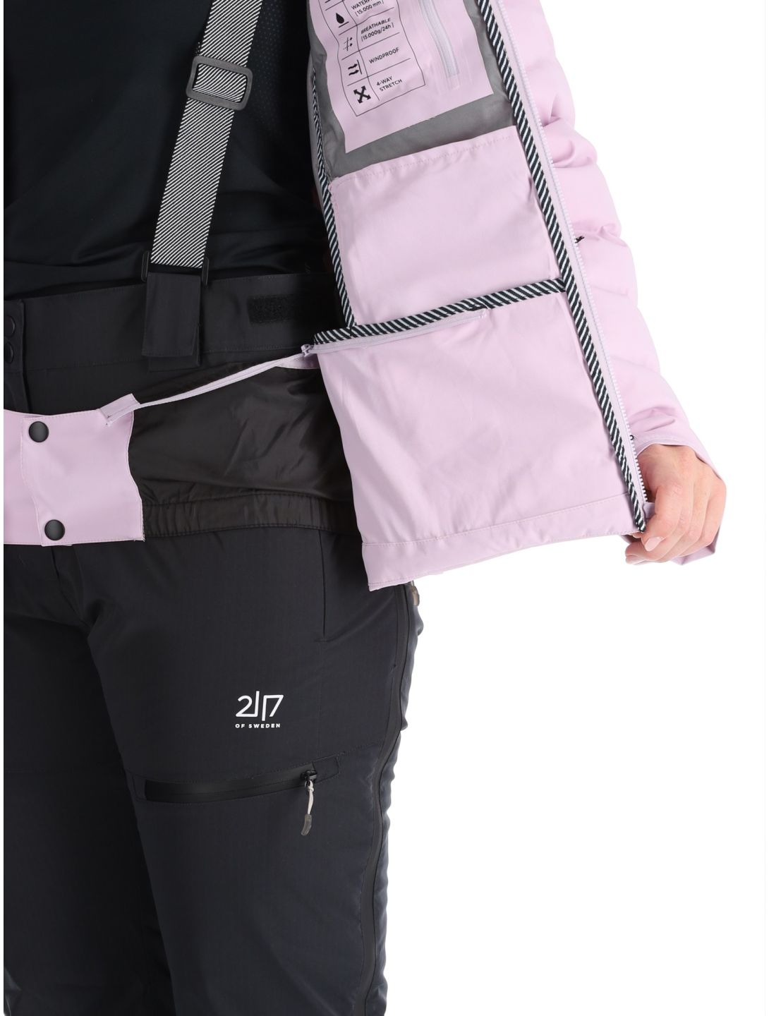 2117 of Sweden, Alip 3L chaqueta de esquí mujeres Lavender púrpura 