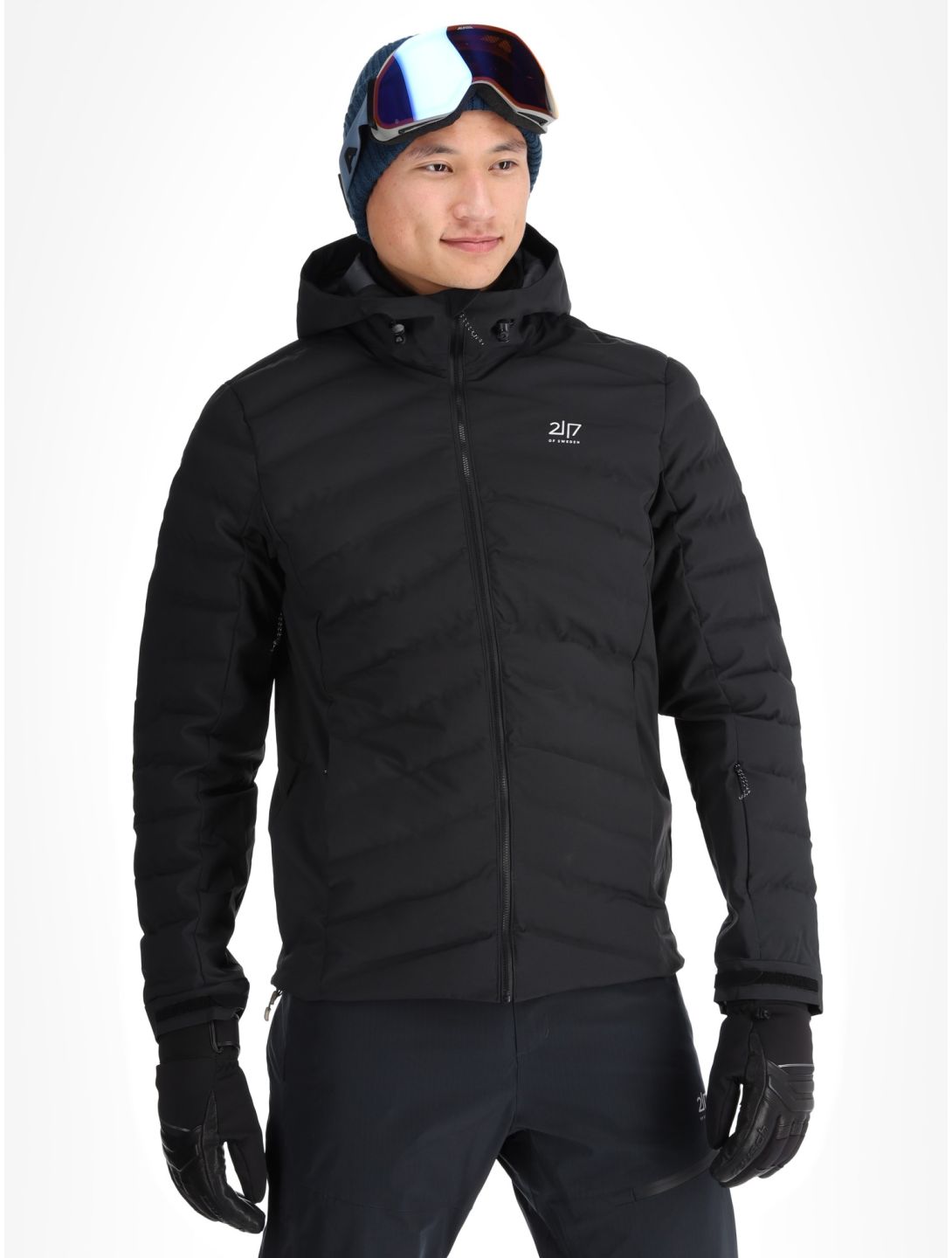 2117 of Sweden, Alip 3L chaqueta de esquí hombres Black negro 