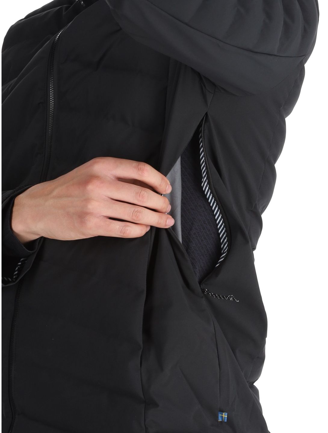 2117 of Sweden, Alip 3L chaqueta de esquí hombres Black negro 