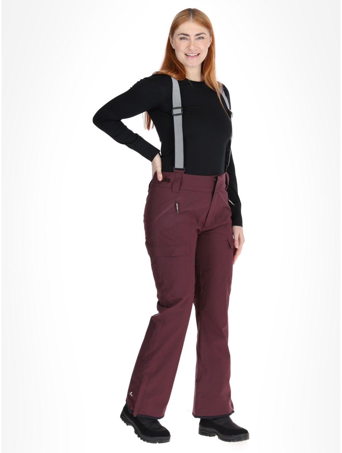 2117 of Sweden, Edum pantalones de esquí mujeres Dk-Plum púrpura 