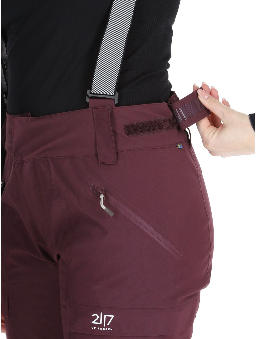 2117 of Sweden, Edum pantalones de esquí mujeres Dk-Plum púrpura 