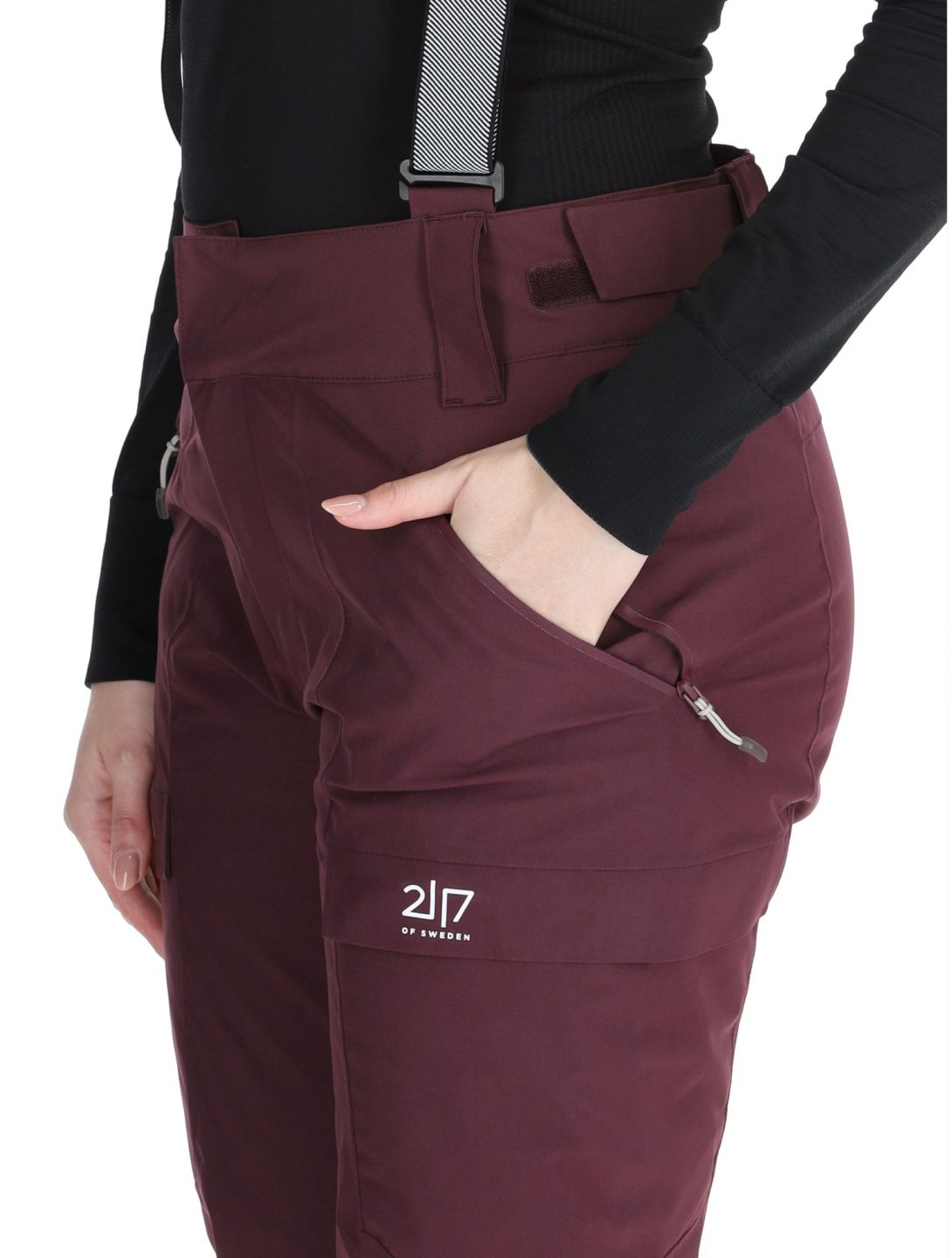 2117 of Sweden, Edum pantalones de esquí mujeres Dk-Plum púrpura 