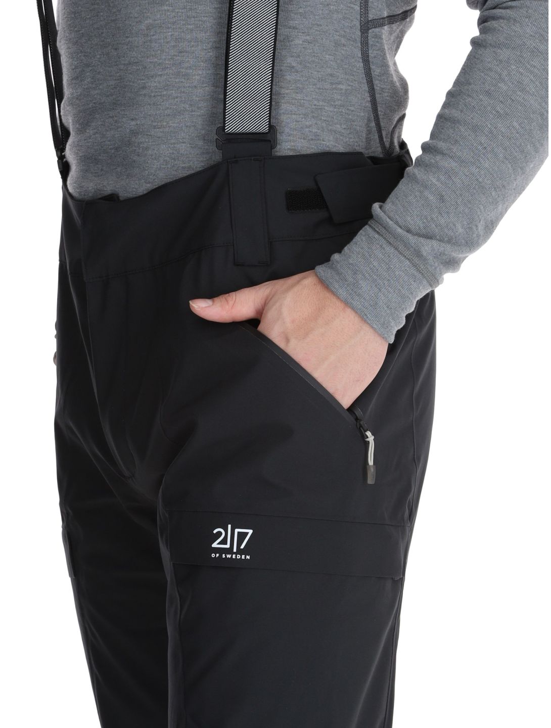 2117 of Sweden, Edum pantalones de esquí hombres Black negro 