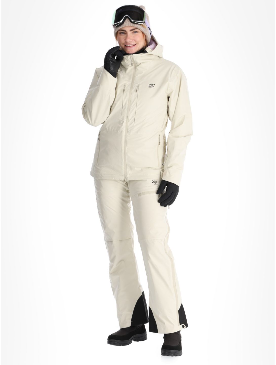 2117 of Sweden, Nausta chaqueta de esquí mujeres Beige beige 