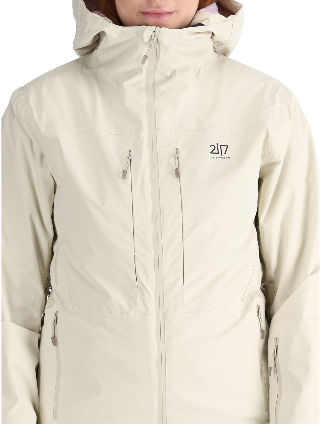 2117 of Sweden, Nausta chaqueta de esquí mujeres Beige beige 