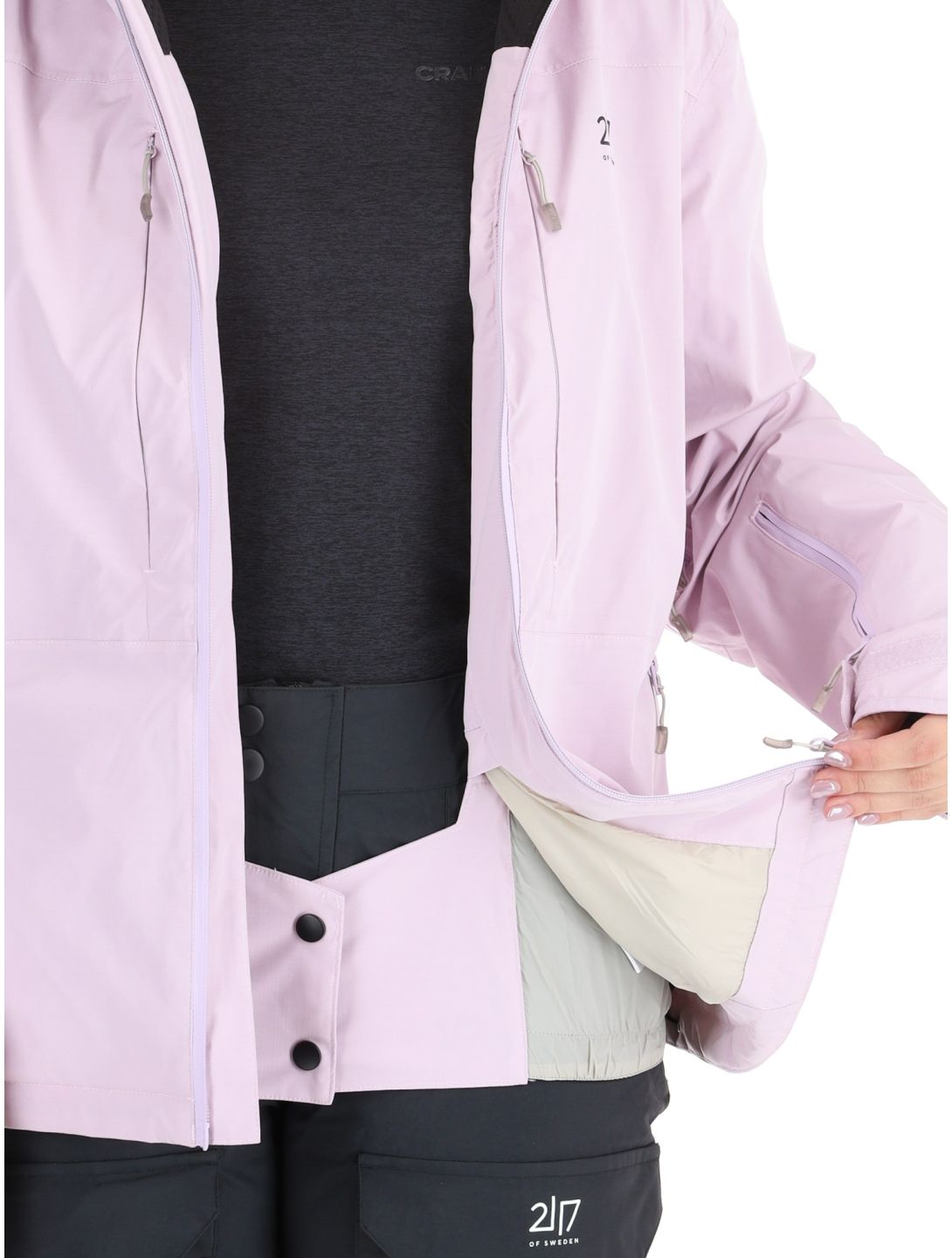 2117 of Sweden, Nausta chaqueta de esquí mujeres Lavender púrpura 